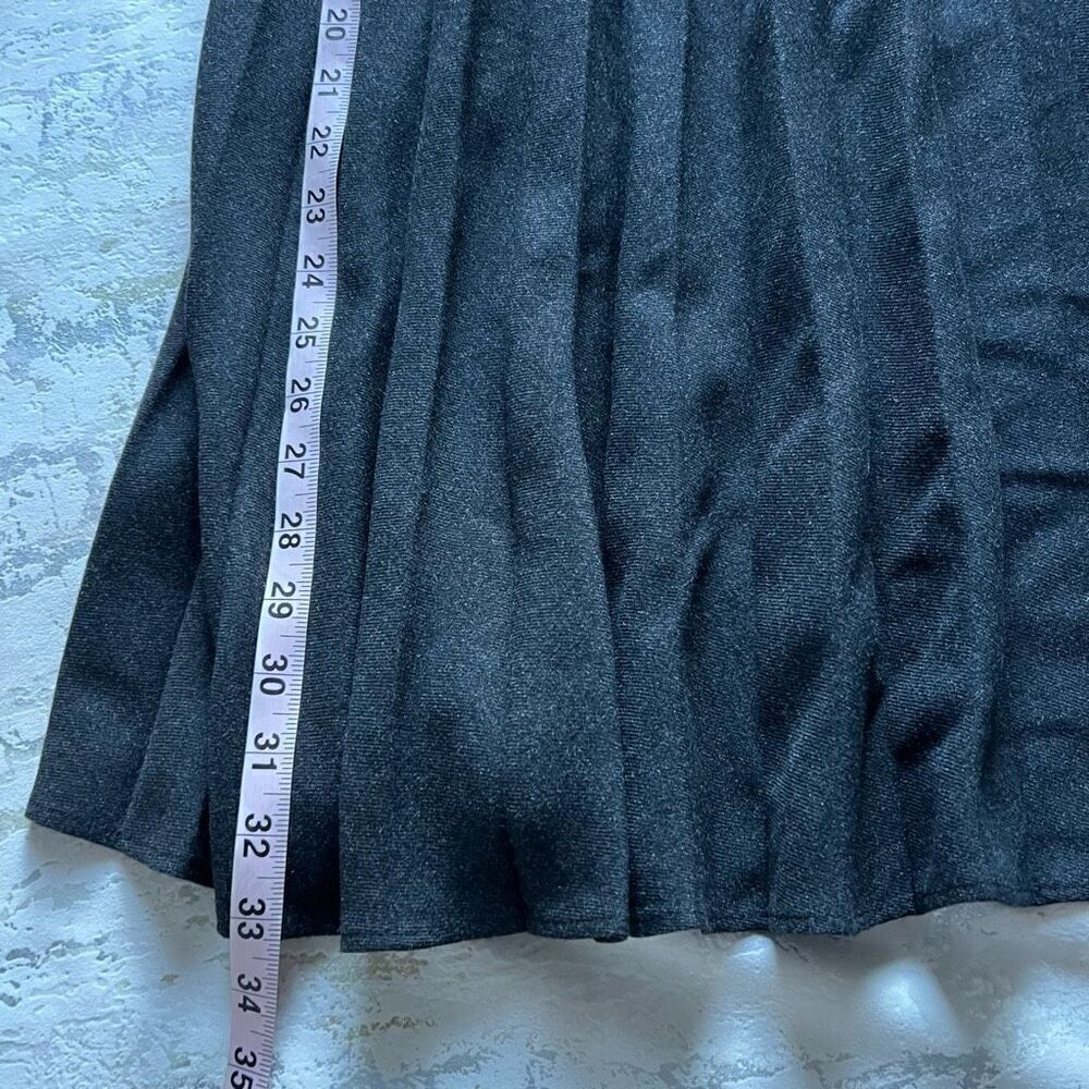 Zara Pleated Button Front Maxi Skirt Long School girl - Picture 5 of 10